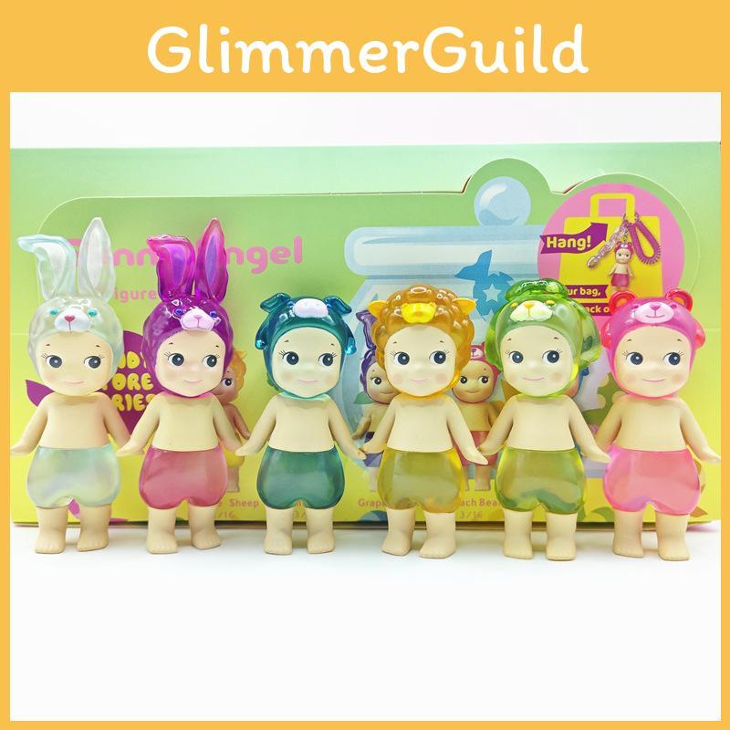 Adorable Candy House Series Angel Figurines Pvc Blind Box Collectible Toys For Display