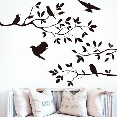 Removable Tree & Bird Wall Sticker Vinyl Art Decal Mural Home Room Diy Decor Kid