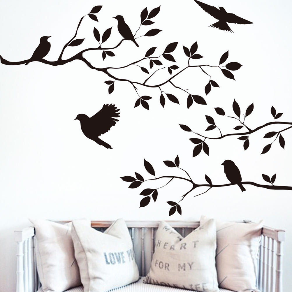 Removable Tree & Bird Wall Sticker Vinyl Art Decal Mural Home Room Diy Decor Kid  Sale