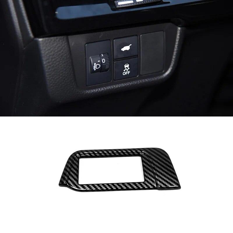 Dekorace interiéru auta Centrální ovládací panel Volant pro Honda CR-V CRV 2023 ABS Carbon Fiber Stylingové doplňky