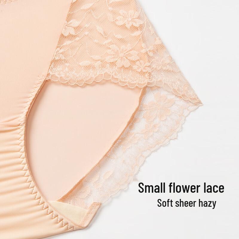 Audiffren XP4501 Damen High-Waist Spitzen Bauchweg-Slips