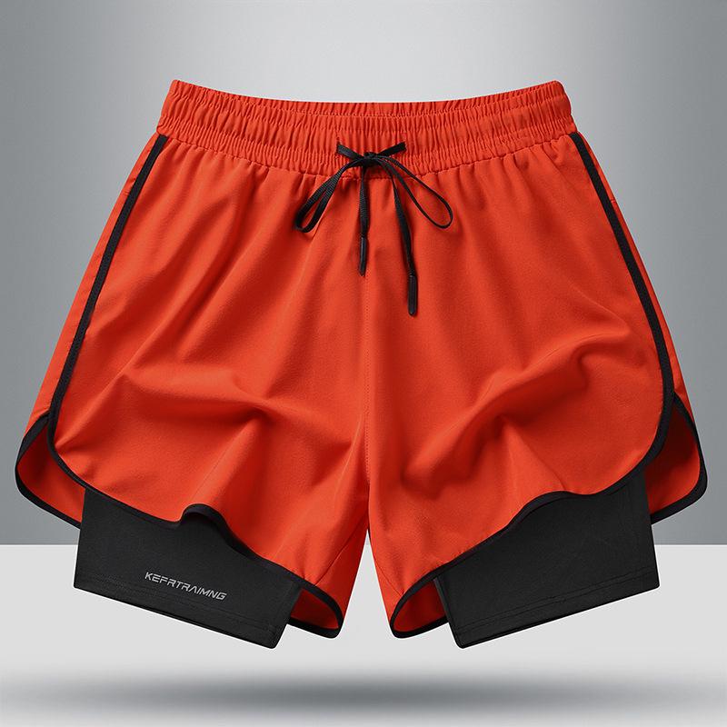 Men's Ice Silk Quick-Dry Running Shorts: Summer Marathon & Track Fitness Special