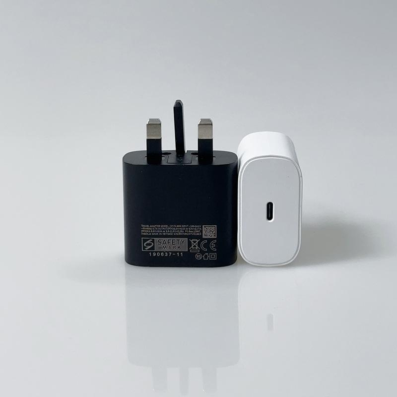 25W Super Fast PD Charger for Samsung Note10/S20/S22 - UK/EU/US Compatible