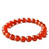 Exquisite Natural Red & Green Agate Bracelet for Women - Versatile and High-End Design