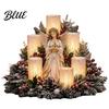 Red Seasonal Lighting USB Modern Ornament with Centerpiece Atmospheric Christmas Lighted Warm Glow Home Embellishments