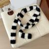 170cm Modern Scarf for Women Lady Girls Fashionable Striped Pattern Neckerchief Long Muffler Decor Offering Easy Pairing
