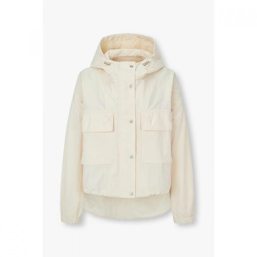 

Vov Back Print Pocket Hooded Jumper 7156220004 05 (cream)/S(55)