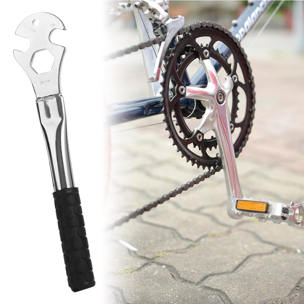 Road Bike Long Handle Anti-Skid Bicycle Spanner Repair Tool Install Spanner Bicycle Pedal Wrench