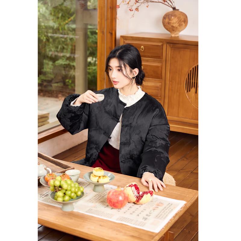 Qiusi Yiren Women's Chinese Style Jacquard Down Jacket