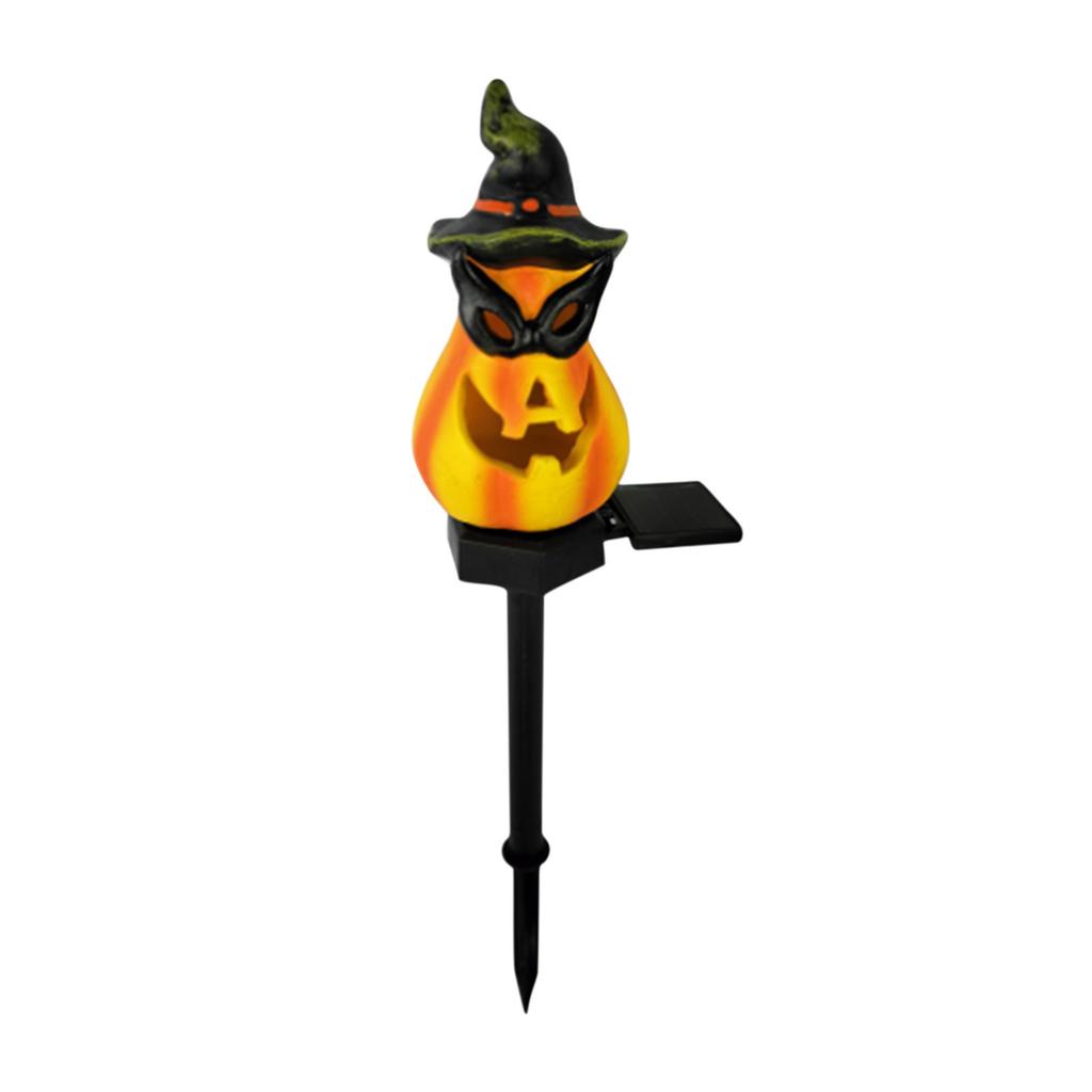 Halloween Solar Powered Pumpkins Outdoor Lights Creative Atmosphere Layout Waterproof Courtyard Garden Scenery Decorative Gift
