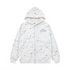 Ins Fashion Women's Full Star Zipper Hoodie Sweatshirt Japanese Streetwear Casual Long Sleeve Pullover for Autumn Winter