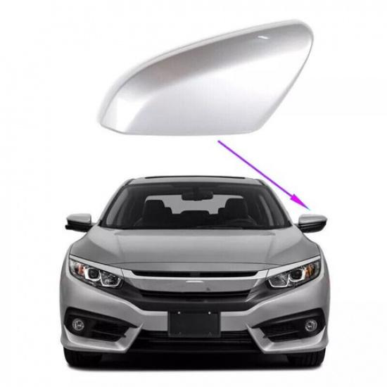 2X For Honda CIVIC 2016-21 Side Car Rearview Mirror Cover Trim Cap Replacement