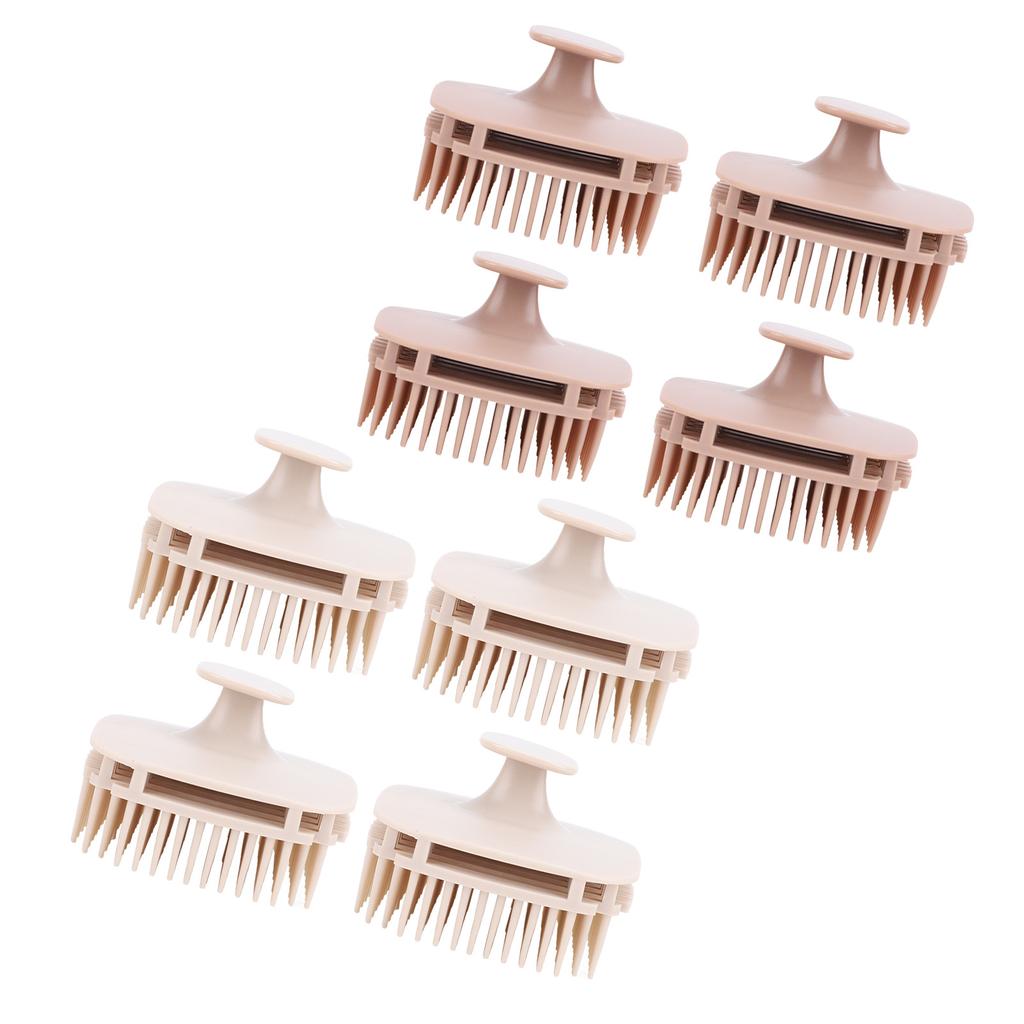 4PCS Hair Scalp Massager Promotes Circulation Dandruff Removal Deep Cleansing Ergonomic Design Shamp