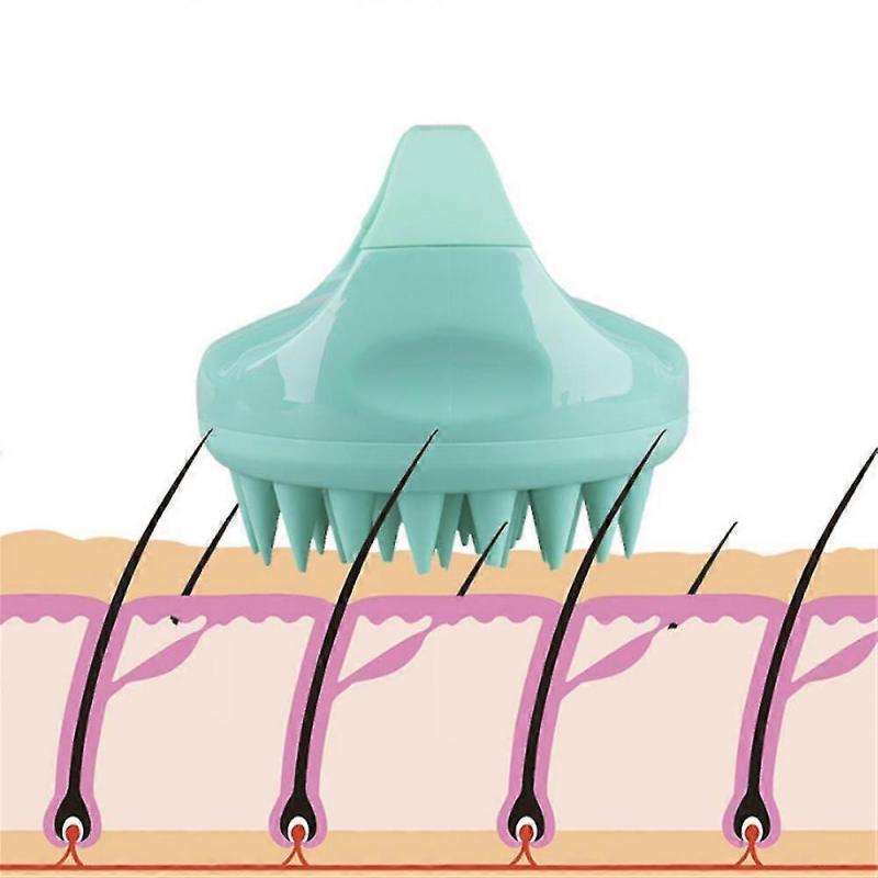 2 Pcs Shampoo Massager Brush Scalp Exfoliator For Dandruff Removal, Scrubber Tool