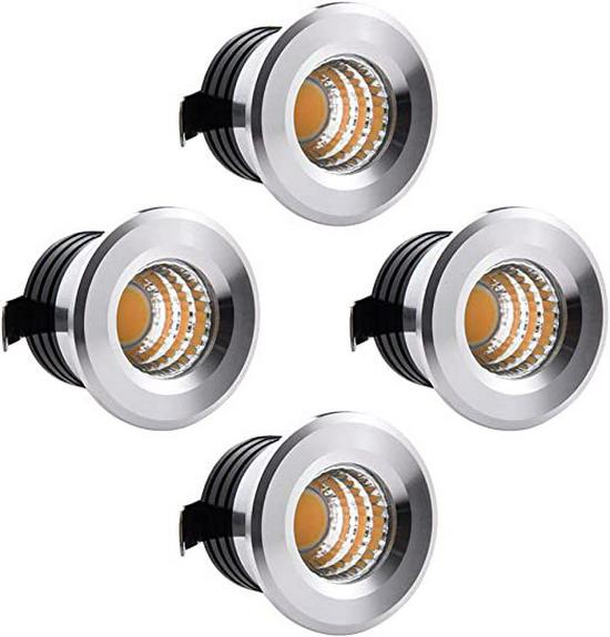 Mini LED Recessed Spotlight for Jewelry/Wine Display, 3cm-4cm Opening, Bullseye/Starry Sky Design