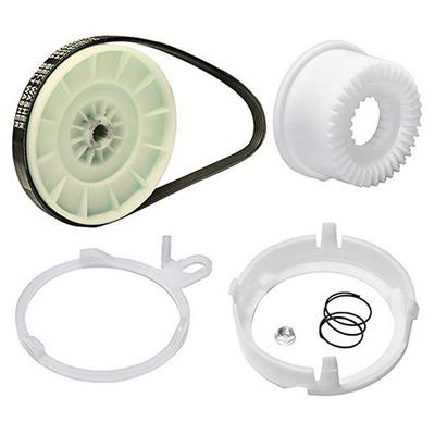 Washer Pulley Clutch Kit with Drive Belt Replacement Compatible with Multiple Washer Models for Fast Installation