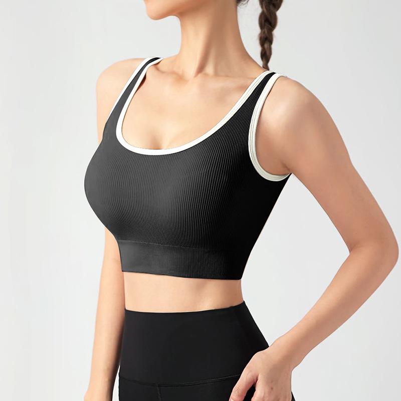 Yuka Lian Women's Shockproof One-Piece Cross-Border Yoga Vest & Fitness Bra