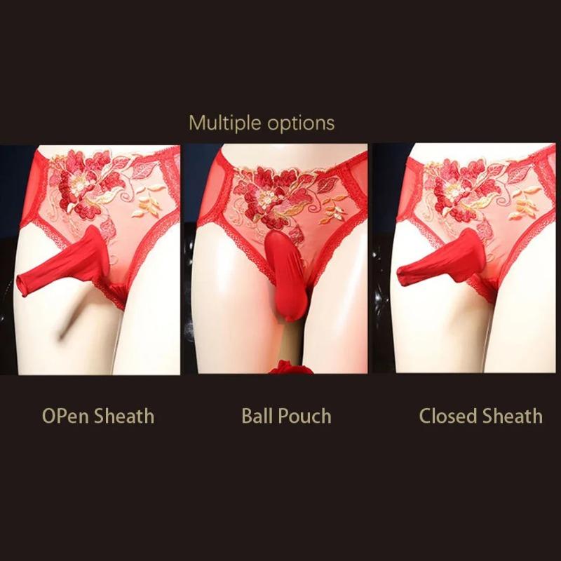 Sissy Lingerie Panties Men Sexy Elasticity Oil Glossy Sheer Underwear Crossdress G-String Low Waist Cock Pouch Gay T-Back Thong