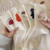 Socks Stacking Socks Pure Cotton Season Idea Yarn Cute Three-Dimensional Cartoon Cotton Medium Tube Socks Socks Industry