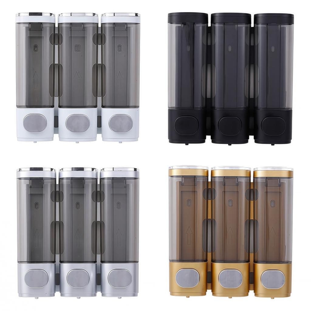 300ML Pump Bottle Wall Mounted Soap Dispenser Easy Installation