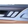 Matte Silver Door Buckle+Seat For BMW 5 Series G30 Switch Sticker Memory Button
