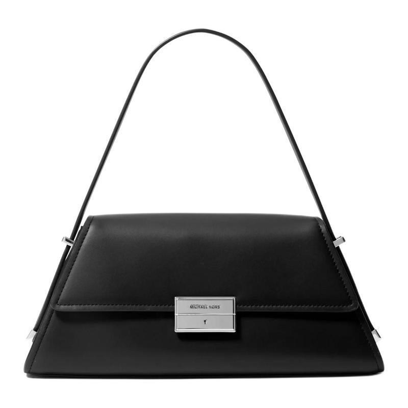 MICHAEL KORS Ludlow Ludlow Signature Hardware Cow Leather Handbag Medium Women s Black чёрный