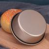 Baking Tray 4 Inch Bread Mold Non Stick Bottom Carbon Steel Hamburger Mold DIY Cake Baking Pan Pudding