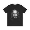 T-shirt Grafica Ritratto Chris Cornell Cotone T-shirt Nera