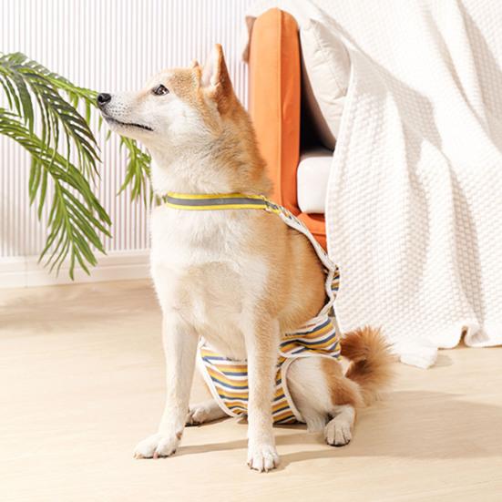 Pet Menstrual Pants Dog Diaper Belt Female Sanitary Panties Shorts Waterproof Breathable Halter Neck Design Untrained Heat Excitability Incontinence