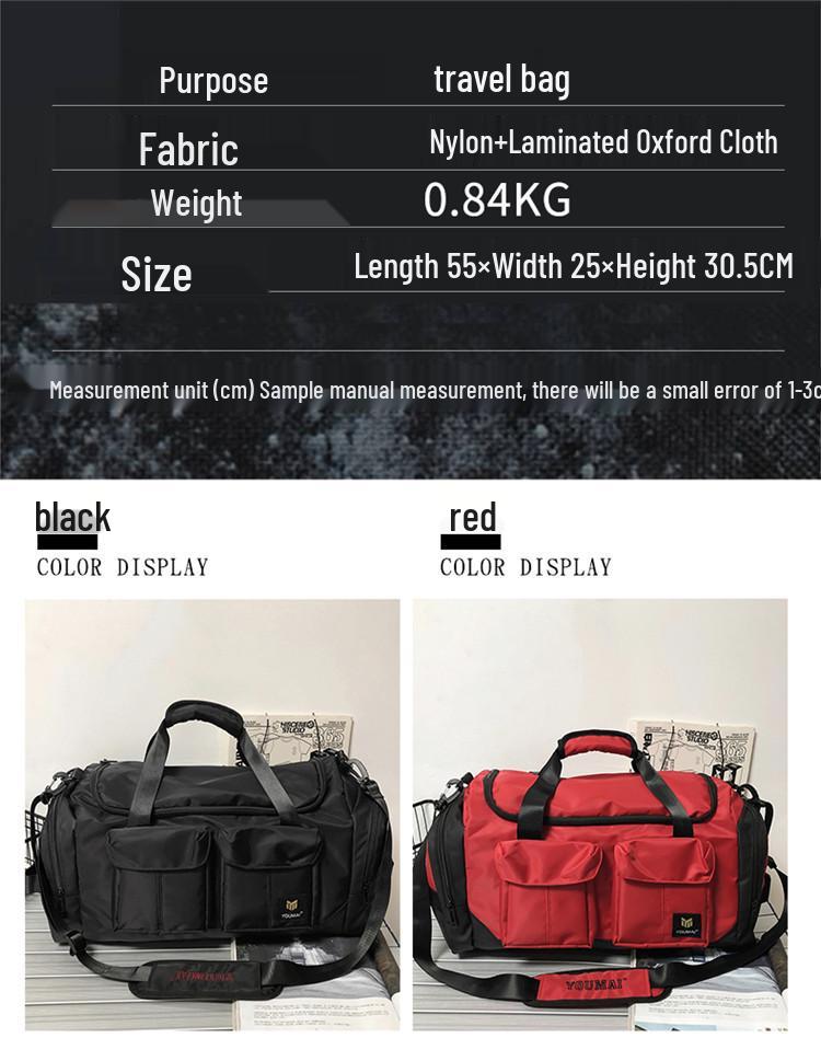 Extra Large Waterproof Travel Backpack & Gym Bag for Short Trips