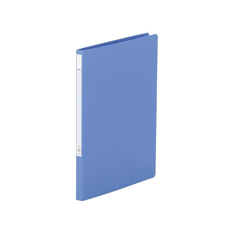 LIHIT LAB Binder, Punchless File, A4, Blue, F347-8