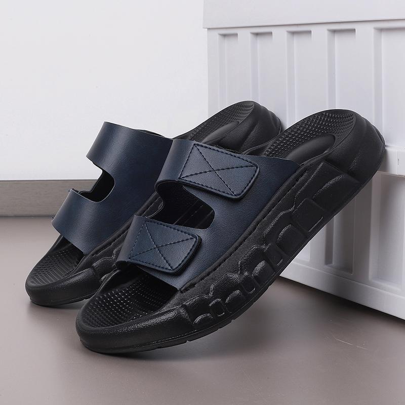 Fashion Men's Slippers Indoor Outdoor Sandals Beach Comfortable Soft Slides Men Casual Shoes Flip-flops Home Slippers Sandals Outdoor