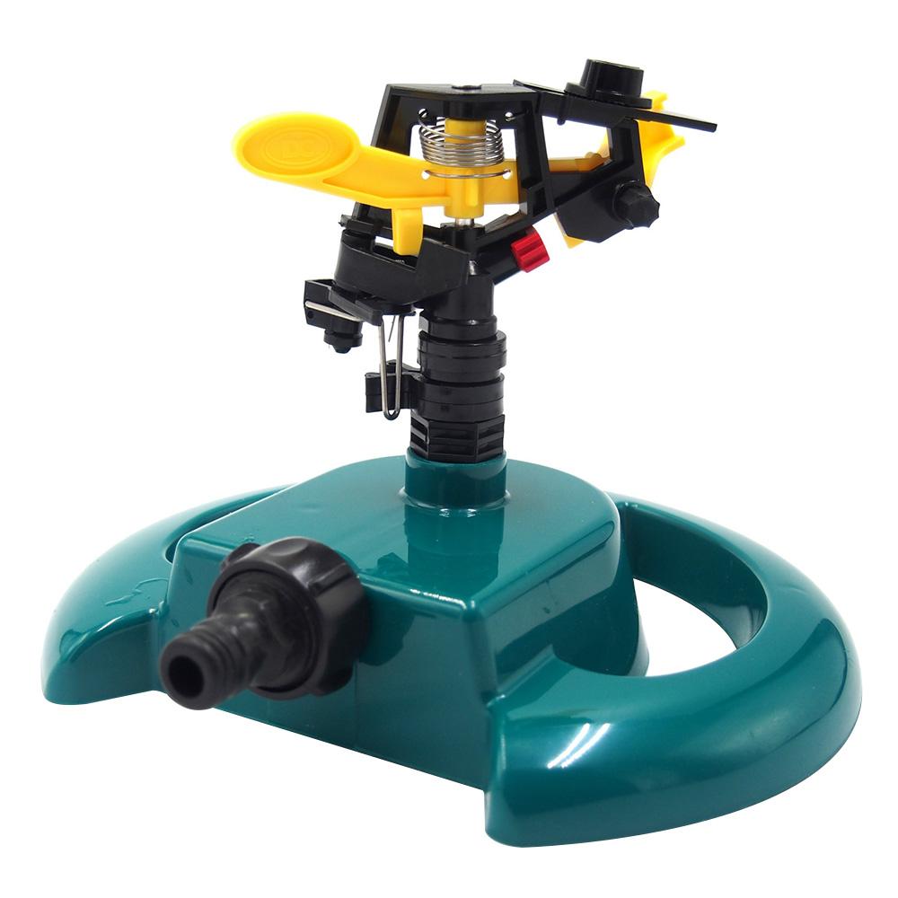 Sprinkler Disc Watering Base Plastic Automatic Water Sprinklers for Lawn, Fish Pond, Garden 360 Degrees Rotation