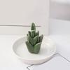 Ceramic Aloe Cactus Rings Holder Trinkets Tray Earrings Necklace Jewelry Organizers Christmas Birthday Gift for Women