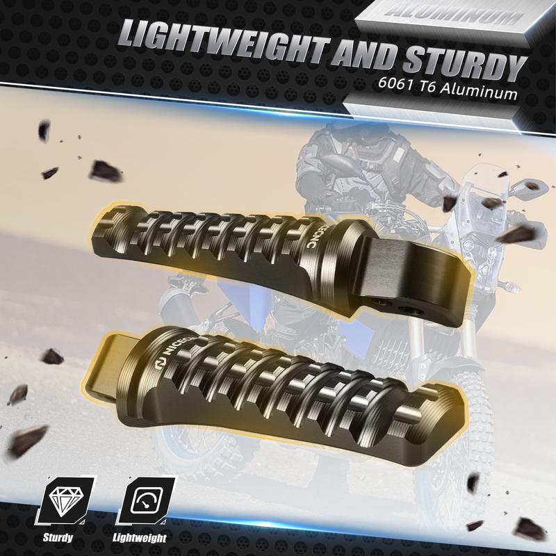 For Yamaha Tenere 700 T700 XTZ700 2019-2022 Rear Passenger Footrests Pegs TENERE700 T7 Rally Edition 2020-2022 Tracer 900/GT