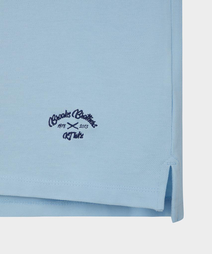 BROOKS BROTHERS [Bb X Kt Wiz] Pique T-Shirt (Blue) (Bbntmog291)