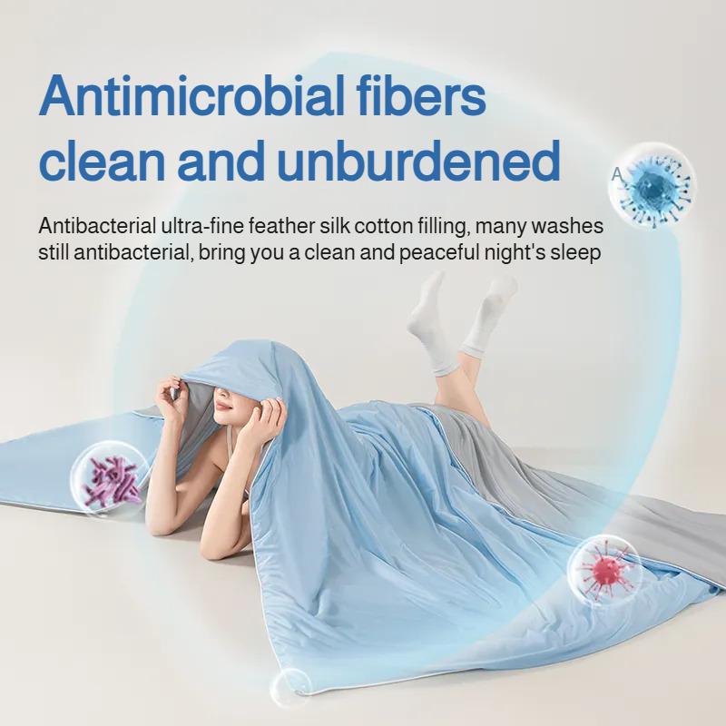 Sommerliche kühle, bequeme, einzelne, dünne Steppdecke, maschinenwaschbar, Klimadecke, Studentenzimmer-Steppdecke, Bettwäsche, lässige Decke