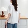 2026 Summer Plus Size Women's Cotton Cartoon Print Short Sleeve T-Shirt