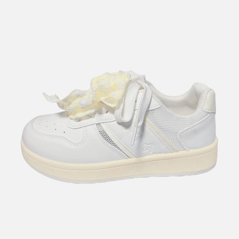 2025 summer Korean dopamine platform bread shoes new versatile breathable school style casual skateboard shoes children