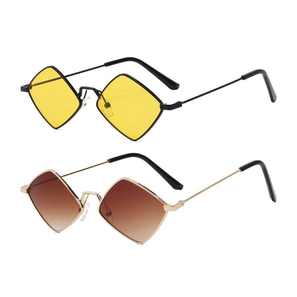 Frame UV Protection Film Small Sun Glasses Women's Sunglasses Diamond Shape Men's Shades