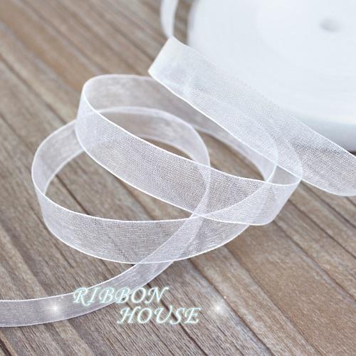 

(50 yards/roll) 12/15/20/25/40/50mm Organza ribbons wholesale white gift wrapping decoration Christmas ribbons 12mm белый