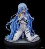 16CM Anime Shin Evangelion Gekijouban Ayanami Rei Figur 1/7 Lange Haare Version Sitzende Figur Spielzeug Geschenk Sammlung Actionfigur PVC