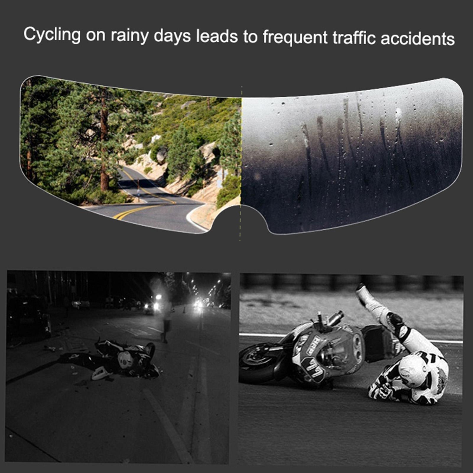 

Helmet Film Anti-fog Rainproof Oilproof Anti-scratch Anti-fog Motorcycle Helmet Lens Film Eye