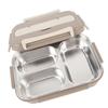3 Compartments Compartment Lunch Box 1000ml Food Container Lunch Storage Container  For Picnics
