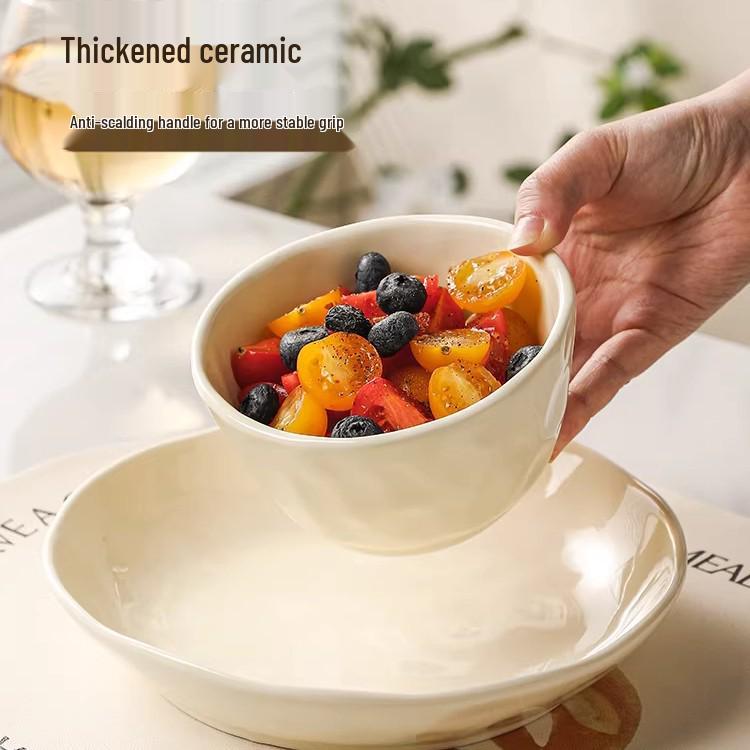 2023 Stylish 5-Inch Ceramic Rice Bowl, Perfect for Home and Personal Use
