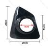 For Toyota Corolla 2014 2015 2016 Front Bumper Fog Lamp Foglight Cover Frame Trim Lid Bezel Hood