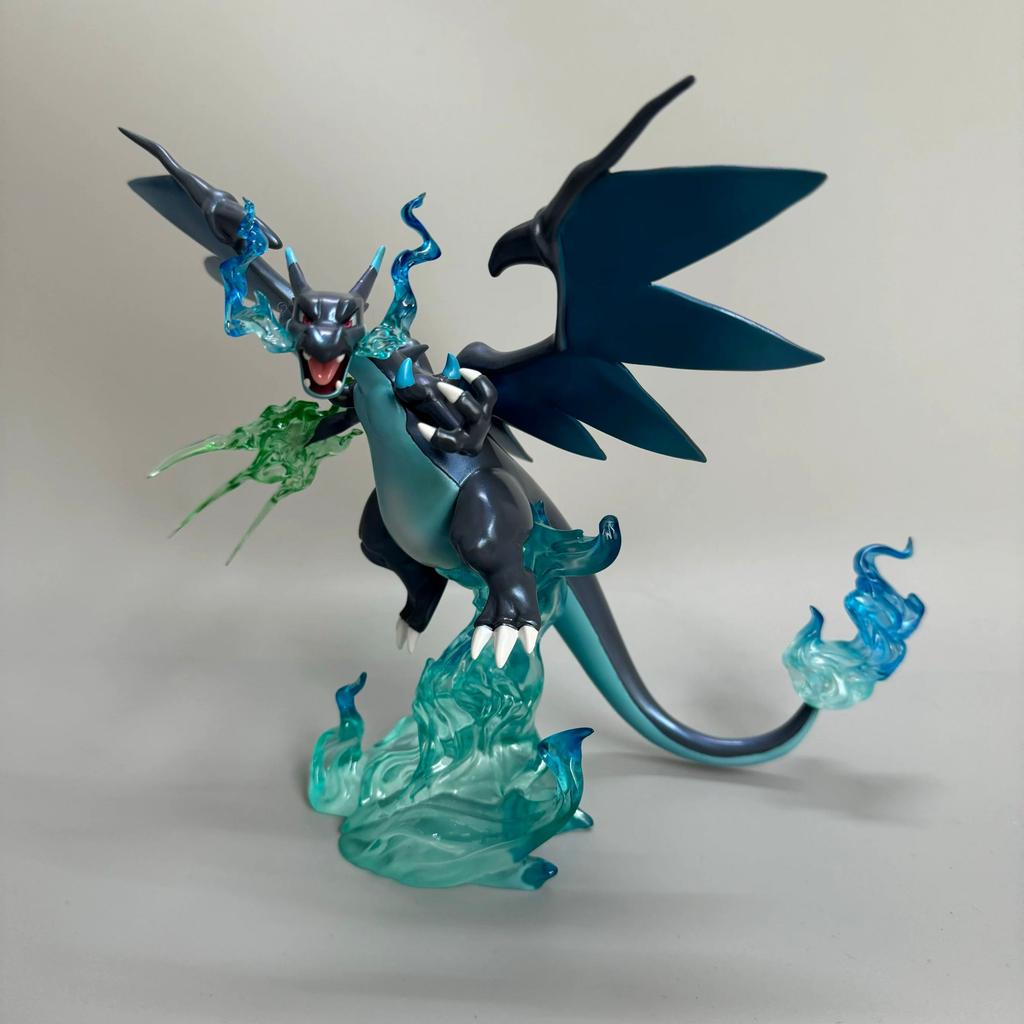 Pokemon Pika Charizard Action Figure Black Charizard Anime Figurine PVC Statue Model Doll Collection Decor Toy Kid Birthday Gift