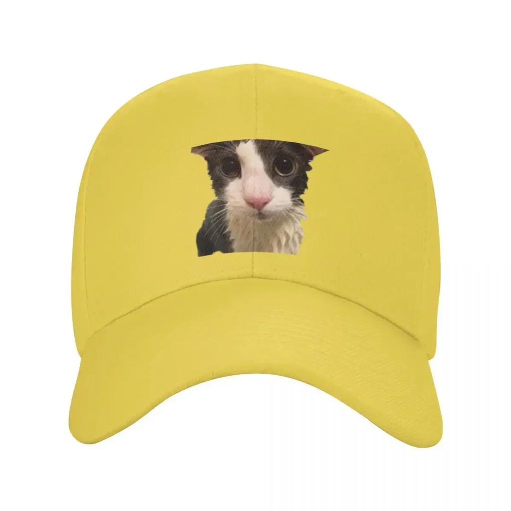 Soggy Cat Baseball Cap Bobble Hat Vintage Hip Hop Hats For Women Mens