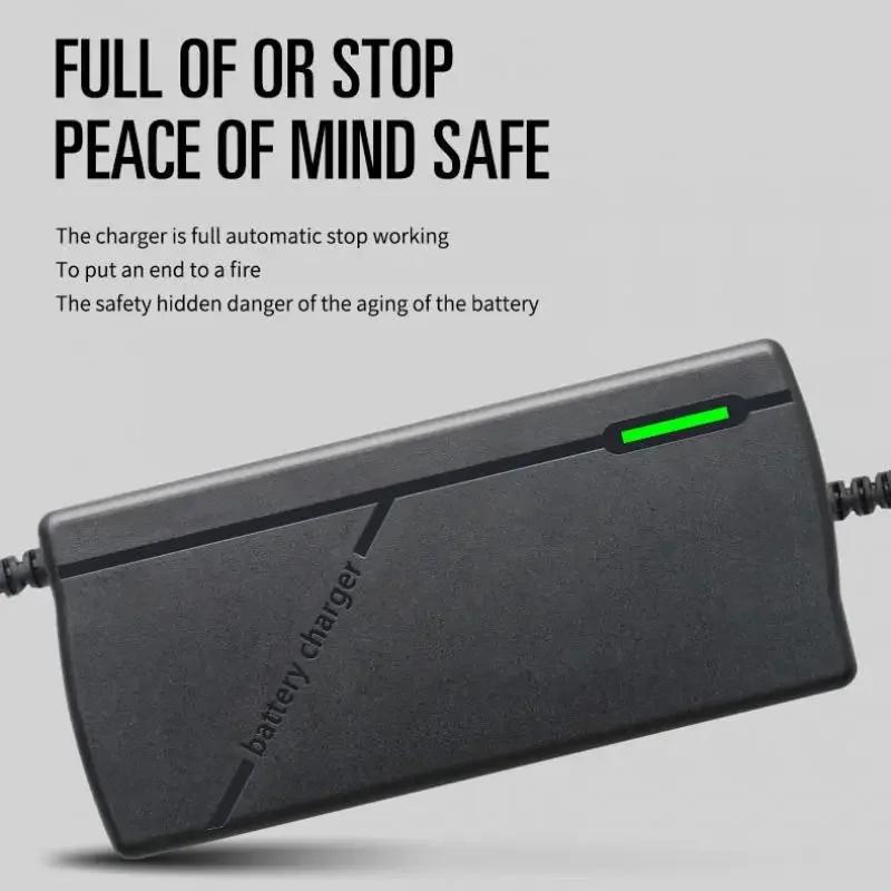 LiFePo4 Charger 12V 24V 5A 10A Car Battery Charger 110-220V Smart Battery Charger 14.6V 29.2V Fast Charger For Car Fast Charging With Alligator Clip