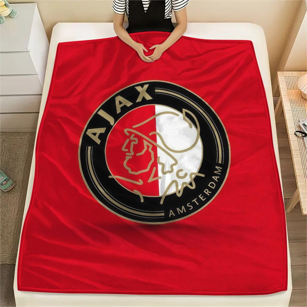 Amsterdamsche Football Club Ajax2 Flannel Blanket, High quality Comfortable for All Seasons, Home Decor, Warmth and Comfort